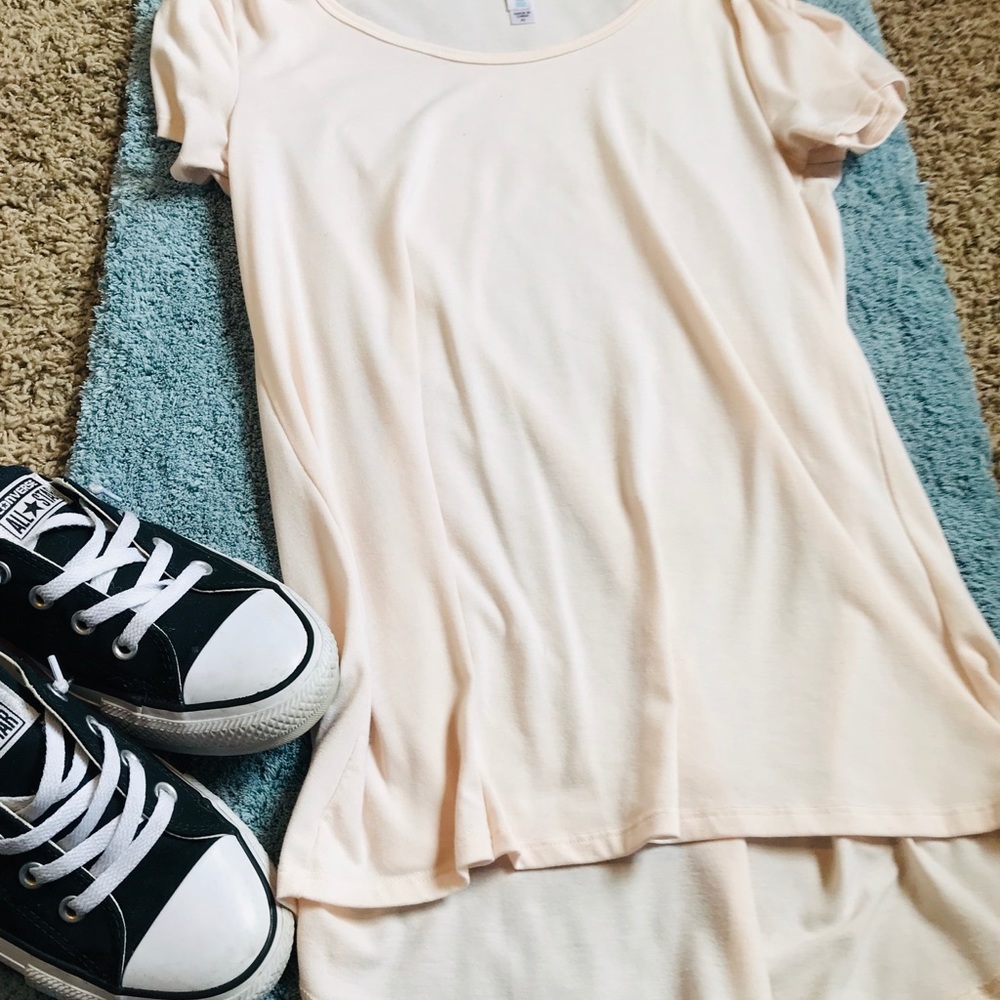Cream colored Classic T Lularoe